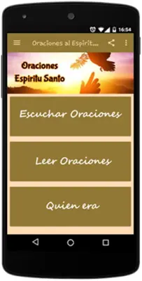 Oraciones al Espíritu Santo android App screenshot 2